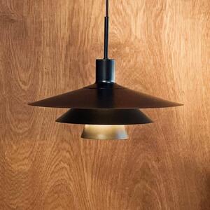 Dyberg Larsen Lampada a sospensione Kay, dimmerabile, Nero, Soggiorno / Sala da pranzo, Metallo, Design, Lampada a sospensione