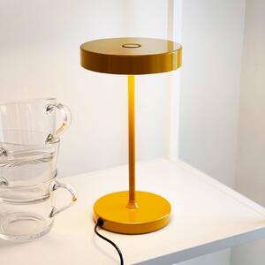 Dyberg Larsen Lampada da tavolo Starlight, dimmerabile, Giallo / Arancione, Soggiorno / Sala da pranzo, Metallo, Design, Lampada da tavolo