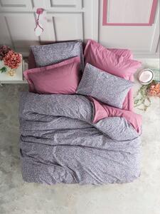 Petite Matrimoniale Set Copripiumino con Lenzuolo con Angoli Penny Rosa antico