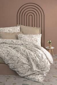 Minimal Matrimoniale Set Copripiumino con Lenzuolo con Angoli Moil Beige