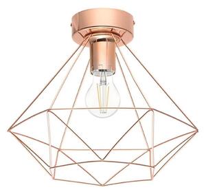 Eglo 79256 - Lampadario a plafone BYRON 1xE27/60W/230V rame