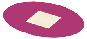 Plafoniera Contemporanea Pixart Metallo Magenta Led 36W