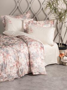 Elite Saten Matrimoniale Set Copripiumino Layana Rosa
