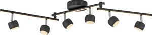 JUST LIGHT Lampada da soffitto a LED 11403-18, 32 W, 3000 K, 37 000 lm, bianco caldo, IP20, nero