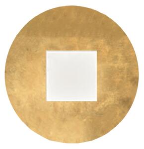 Plafoniera Contemporanea Pixart Metallo Foglia Oro Led 26W