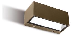 Applique Per Esterno Ed Interno In Alluminio Marrone Led 12 W 360 Lm 3000K