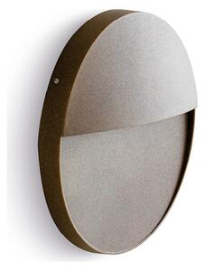 Applique Segnapasso In Alluminio Marrone Led 3W 123 Lm 3000K Piccola Geo Round