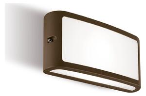Applique Esterni Interni Alluminio Marrone Led 10 W 700 Lm 3000K Screen