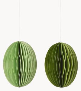 Set di 2 ciondoli decorativi pasquali fatti a mano Honeycomb