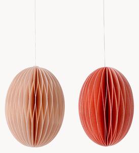 Set di 2 ciondoli decorativi pasquali fatti a mano Honeycomb
