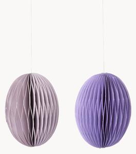 Set di 2 ciondoli decorativi pasquali fatti a mano Honeycomb