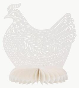 Decorazione pasquale a forma di pollo fatta a mano Honeycomb