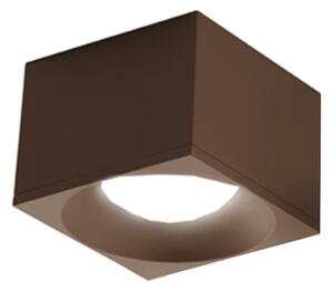 Plafoniera Contemporanea Pocket Metallo Ruggine Led 9W
