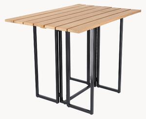 Tavolo da giardino pieghevole in legno di teak Time, 100 x 69 cm