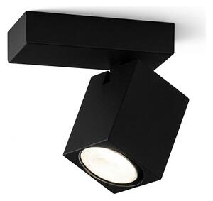 Spot Contemporaneo Oddy Alluminio Nero 1 Luce Gu10