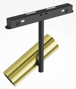 Faretto Binario Singolo Elti 1 Luce 12W 3000K nero e oro
