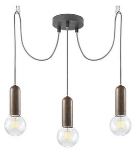 Leuchten Direkt 14776-48 - Lampadario a sospensione con filo TURN ME 3xE27/60W/230V ragno