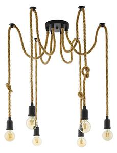 Eglo 43195 - Lampadario a sospensione con filo RAMPSIDE 6xE27/28W/230V ragno