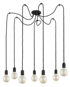 Lampadario a sospensione con filo QUALLE 7xE27/60W/230V ragno