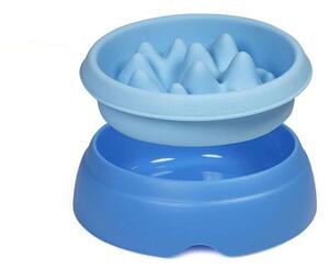 United Pets Ciotola K2 con dissuasore in silicone Azzurro - 2,0 l