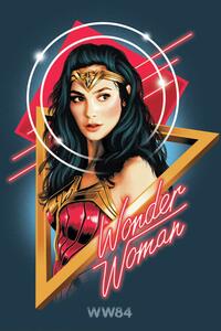 Stampa d'arte Wonder Woman - Welcome to the 80s, (26.7 x 40 cm)