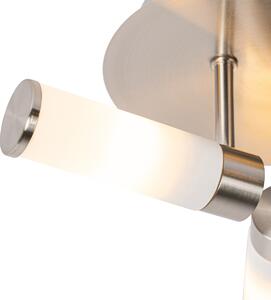 Plafoniera da bagno moderna in acciaio a 3 luci IP44 - Bath