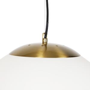 Lampada a sospensione vetro opale 40 cm - BALL 40