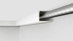 Modanatura di copertura NMC L2 ARSTYL Noel Marquet Battiscopa decorativo Cornice del soffitto Modanatura decorativa moderna bianca 2 m