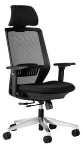 Sedia da ufficio ergonomica SPECTRUM nera