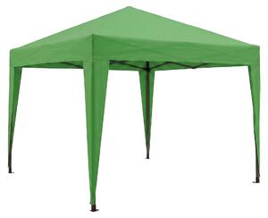 Gazebo richiudibile 3x3 pieghevole a fisarmonica automatico mercato tenda con sacca colore verde