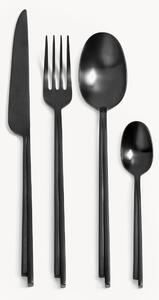 Set di posate opache spazzolate Dune, 6 persone (24 pz)