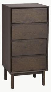 Cassettiera in legno di quercia Mackay