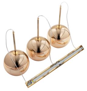 Lampadario su filo VOLDA 3xE27/60W/230V ottone