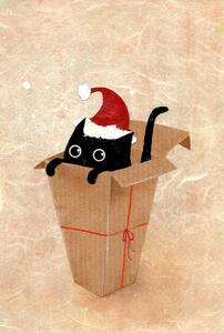 Illustrazione Cat gift, Illustration