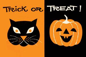 Illustrazione Trick or treat, CSA Images