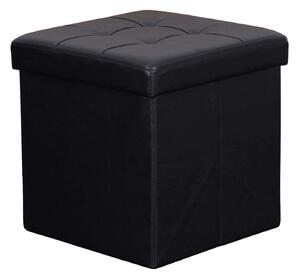 ZARA - pouf quadrato in ecopelle