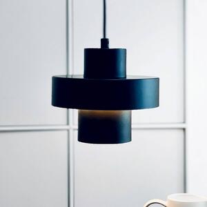 Lampada a sospensione Dyberg Larsen Stoke, nero, Ø 20 cm, metallo