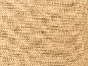 Set di 2 cuscini in cotone sabbia con nappe 45 x 45 cm morbida imbottitura Beliani