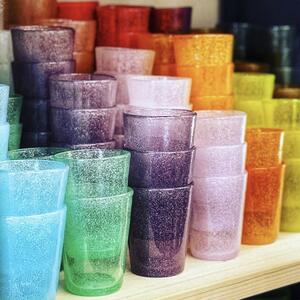 Bicchiere in Vetro (22 colori) Emerald - Memento