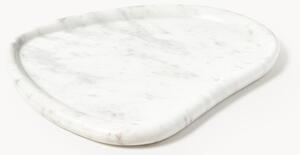 Vassoio decorativo in marmo Meringue, larg. 32 cm