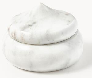 Portagioie in marmo con coperchio Meringue