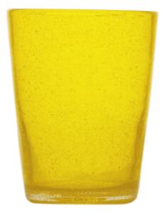 Bicchiere in Vetro (16 colori) Yellow Transp. - Memento