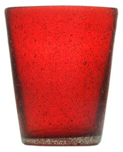 Bicchiere in Vetro (22 colori) Red - Memento