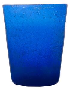 Bicchiere in Vetro (22 colori) Blue V. - Memento