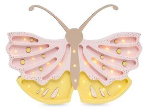: Lampada in Legno Butterfly Lamp Honey Rose - Little Lights