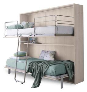 Letto doppio a castello estraibile Colombini modello Click