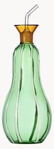 Dispenser aceto e olio in vetro borosilicato fatto a mano Vegetables