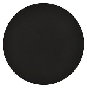 Applique Minimal Tonda 1 Luce Indiretta Pavaka In Acciaio Nero
