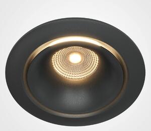 Maytoni Yin Luce da incasso LED, IP20, 3000K, triac, nero