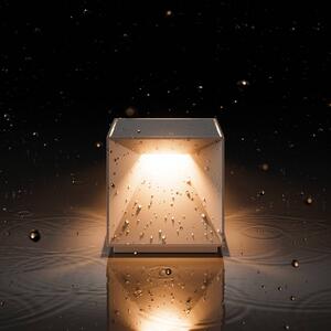Sigor Lampada da tavolo LED Nutalis, beige dune